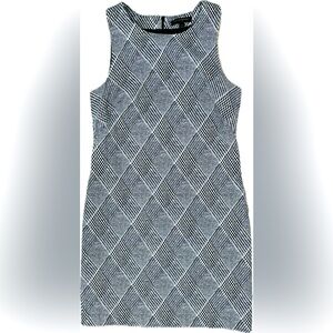 Banana Republic Menswear Plaid Stretch Sheath Dress - Size 4